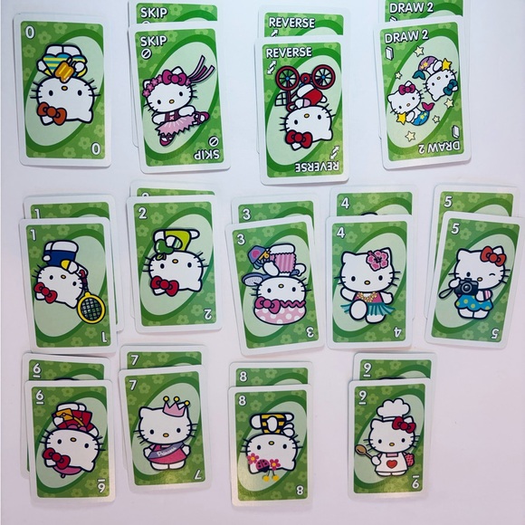 Hello Kitty Uno Card Game 2006 Collector's Edition Logo Case Sanrio Sababa Rare - Picture 9 of 14